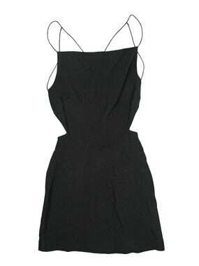 Christopher Esber Apron Mini Dress in Black